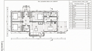 Нида 140 / План 3 этажа