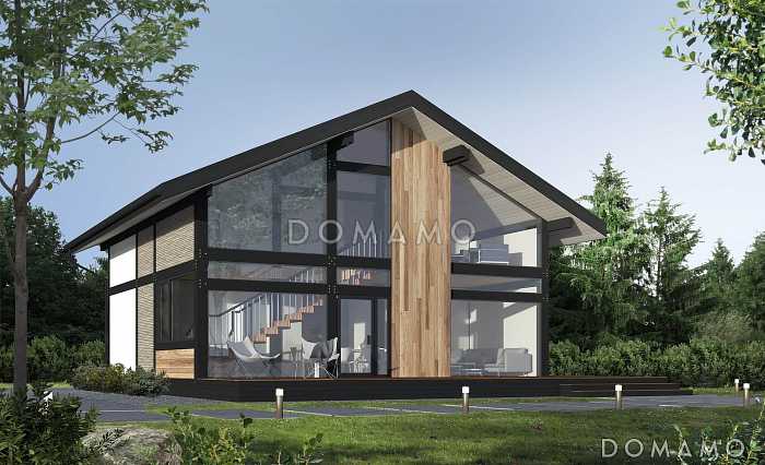 Проект Фахверкого дома 138D1