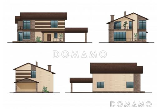 Проект 105 / Фасад 1