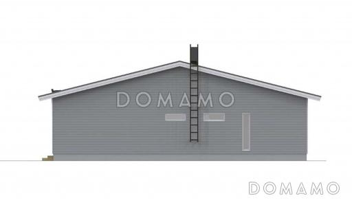 C-185 одноэтажный дом / Фасад 1