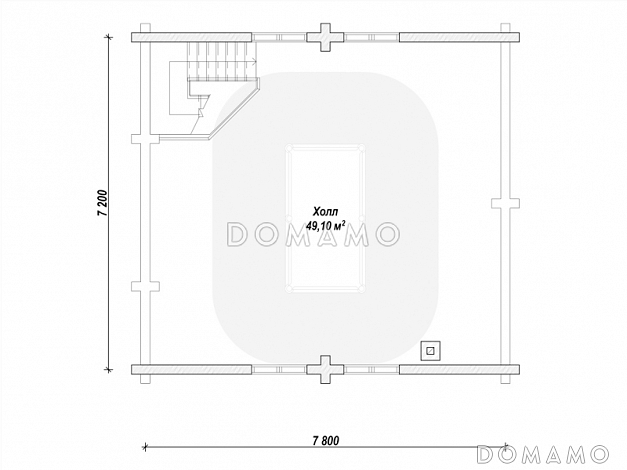 K-3-3 / План 2 этажа K-3-3 / План 2 этажа