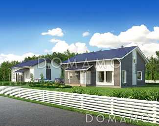 Проект современного двухэтажного дома