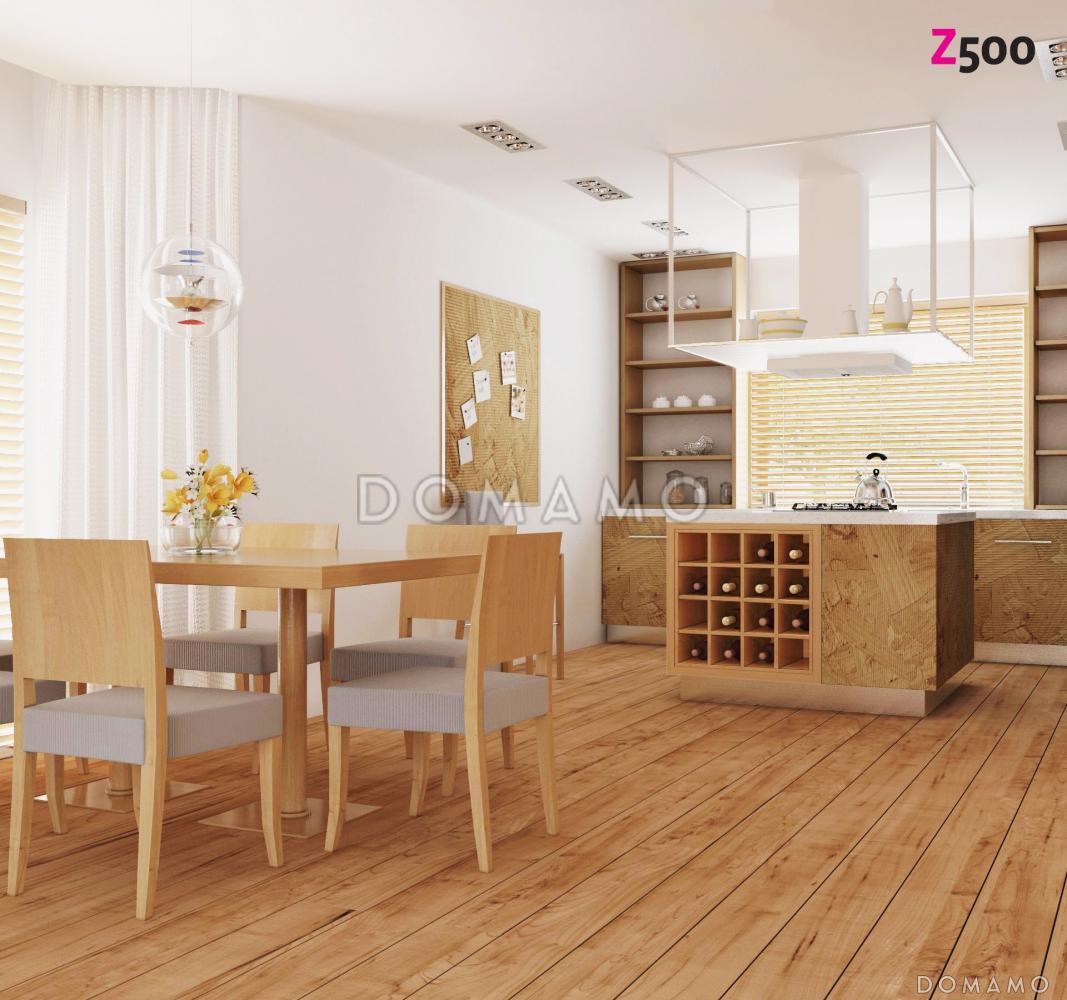 Проект одноэтажного каркасного дома с зоной барбекю на террасе  / 23