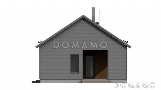 С-152 одноэтажный дом / Фасад 3