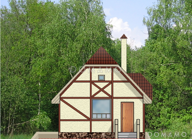 Проект компактного гостевого дома Проект компактного гостевого дома