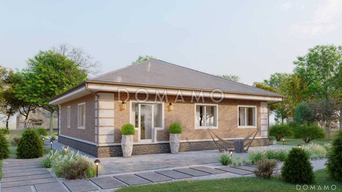 Проект одноэтажного дома из газобетона для небольшой семьи / 5