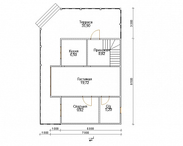 Алькапоне / План 1 этажа Алькапоне / План 1 этажа