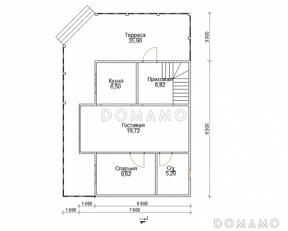 Алькапоне / План 1 этажа Алькапоне / План 1 этажа