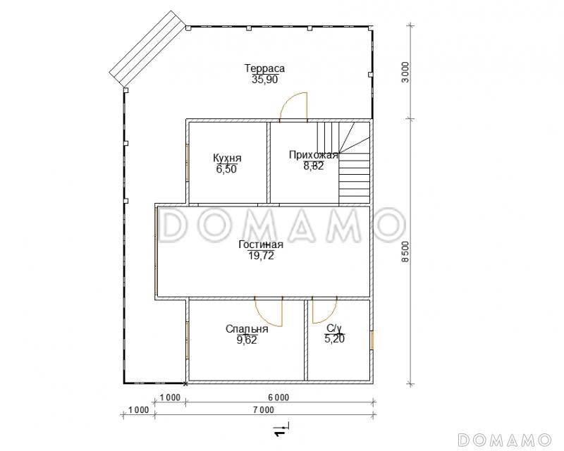 Алькапоне / План 1 этажа Алькапоне / План 1 этажа