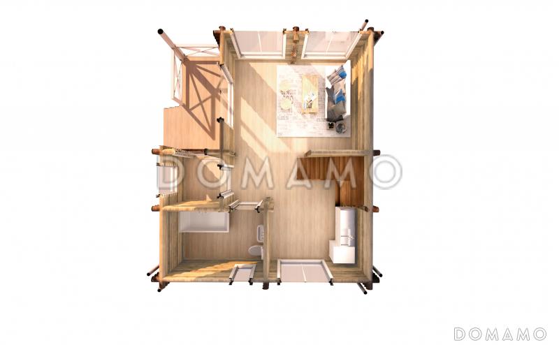 Клен / План 1 этажа