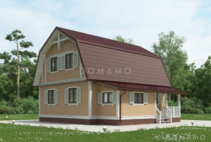 Проект дома с логичной планировкой внутреннего пространства Проект дома с логичной планировкой внутреннего пространства