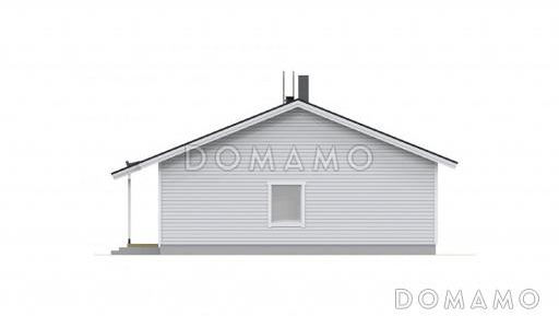 Проект современного дома с просторной кухней / Фасад 3