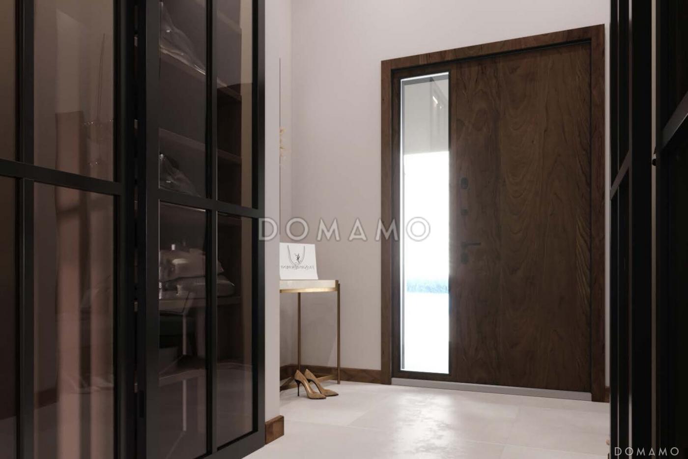 Проект дома из газобетона с сауной, 3 спальнями, террасой барбекю и навесом на 2 машины / 18