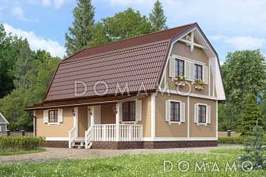 Проект каркасного дома с логичной планировкой внутреннего пространства