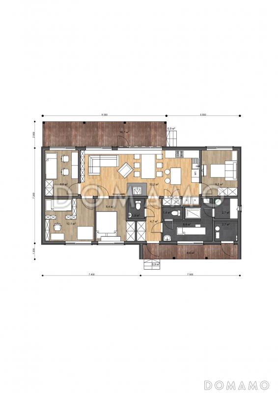 Мастер / План 1 этажа