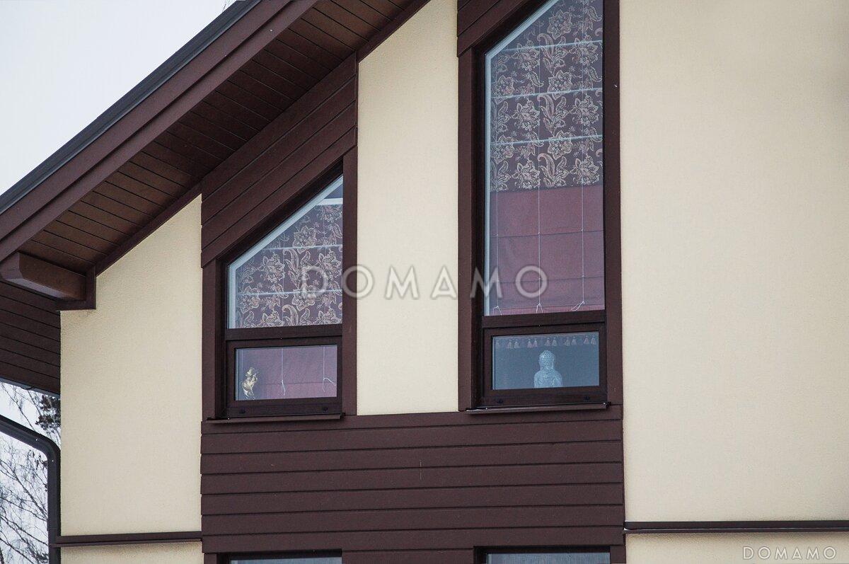 Проект каркасного дома с террасой, мансардой и вторым светом / 14