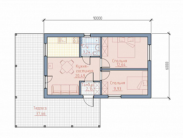 Аист-51 / План 1 этажа