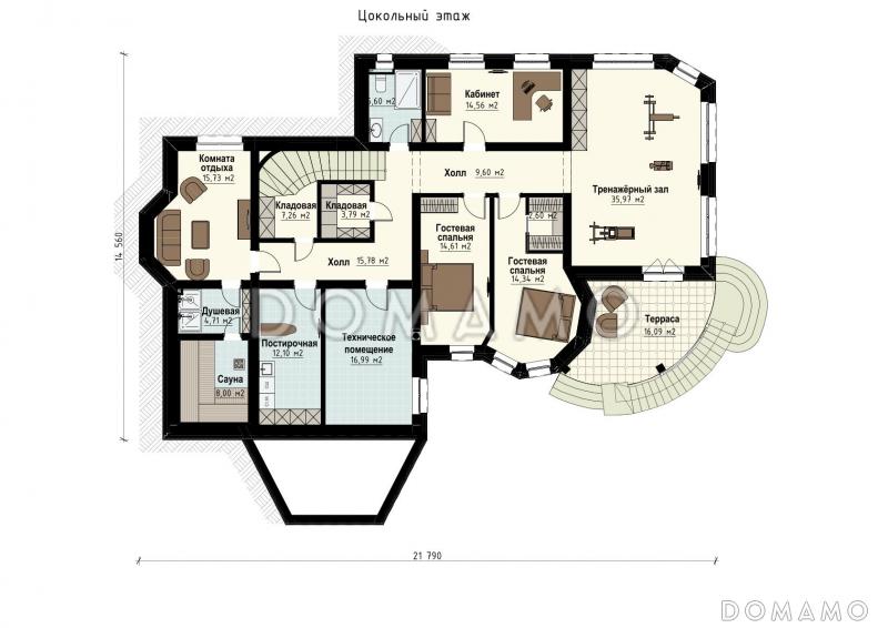 Валенсия / План цокольного этажа