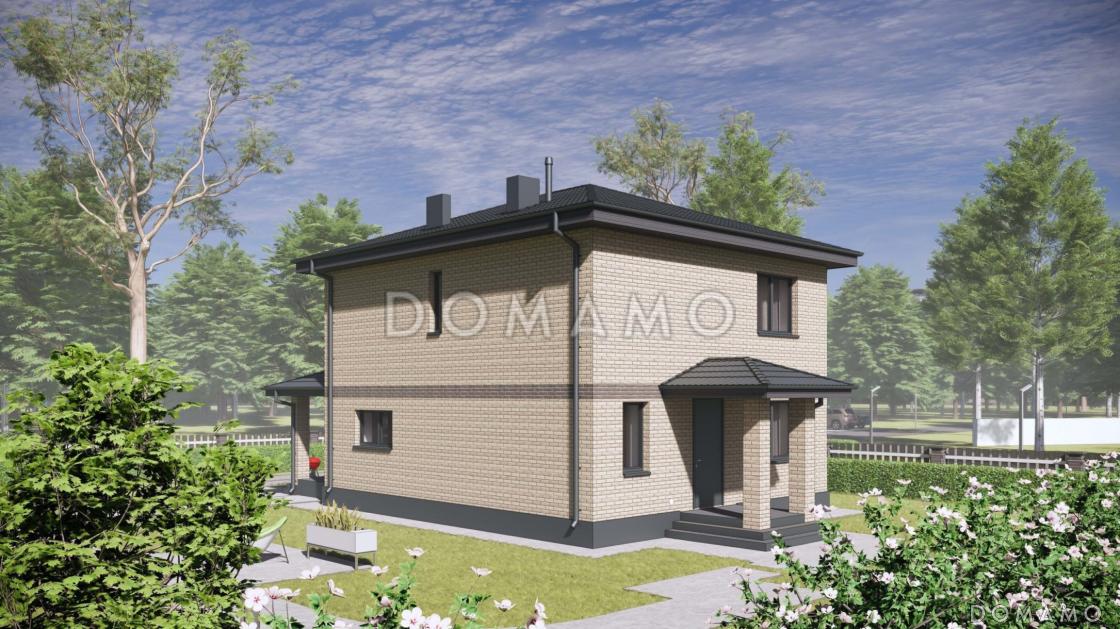 Проект строгого классического двухэтажного дома S-113 / 3