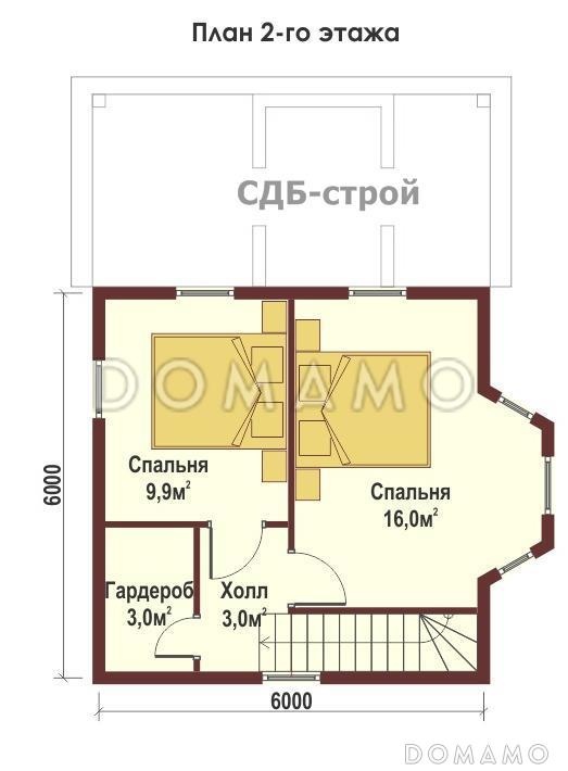 ДБР5 / План 2 этажа ДБР5 / План 2 этажа