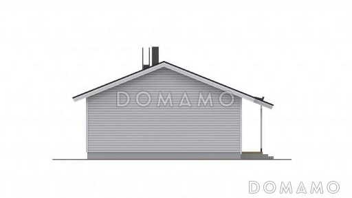Проект современного экономичного каркасного дома / Фасад 4