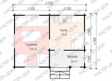 Летний день / План 1 этажа Летний день / План 1 этажа
