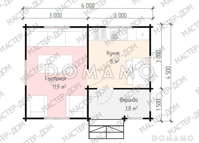 Летний день / План 1 этажа