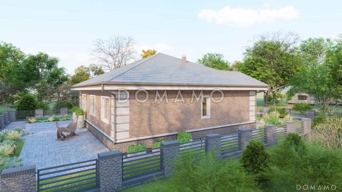 Проект одноэтажного дома из газобетона для небольшой семьи / 2