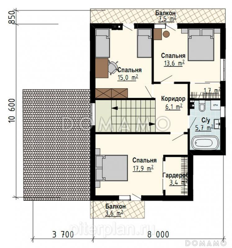 Норд / План 2 этажа