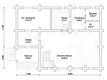 N-144 / План 1 этажа