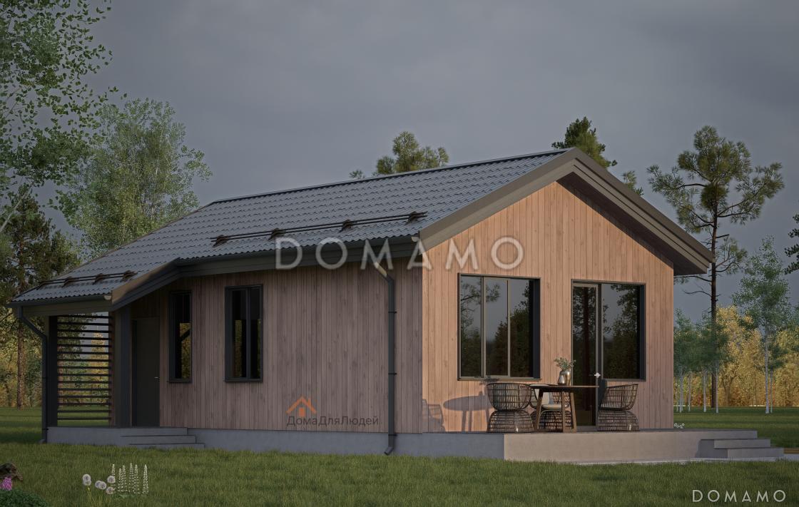 Каркасный дом КВАНТ_1 / 1