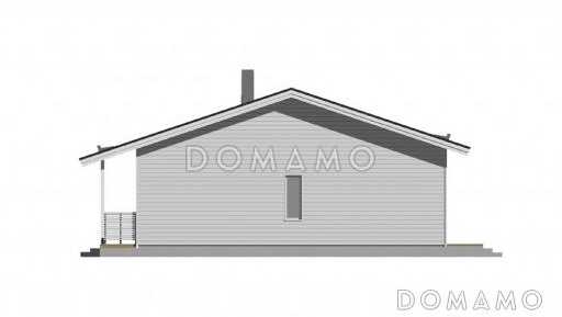 Проект каркасного дома 14х9 / Фасад 3