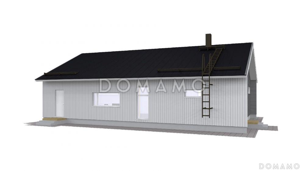 Проект каркасного дома с функциональной кухней-столовой / 3