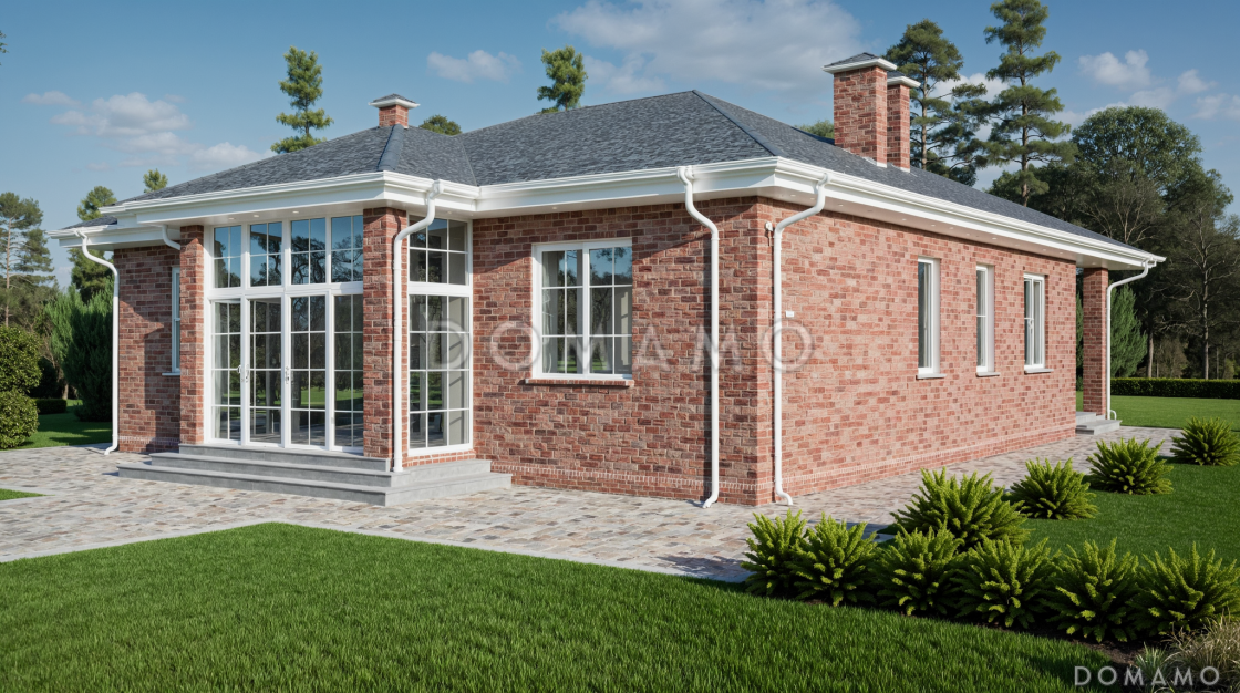 Проект дома из газобетона «АИСТ-КОМФОРТ-125» / 3