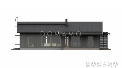 Проект каркасного дома с 9х14 / Фасад 2