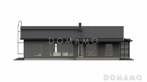 Проект каркасного дома с 9х14 / Фасад 2