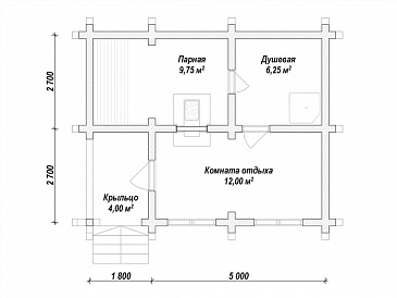 ML-140 / План 1 этажа