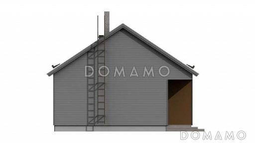 С-152 одноэтажный дом / Фасад 2