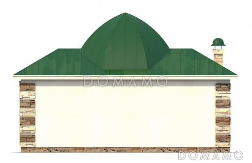 Проект беседки в стиле Петровского барокко / Фасад 3