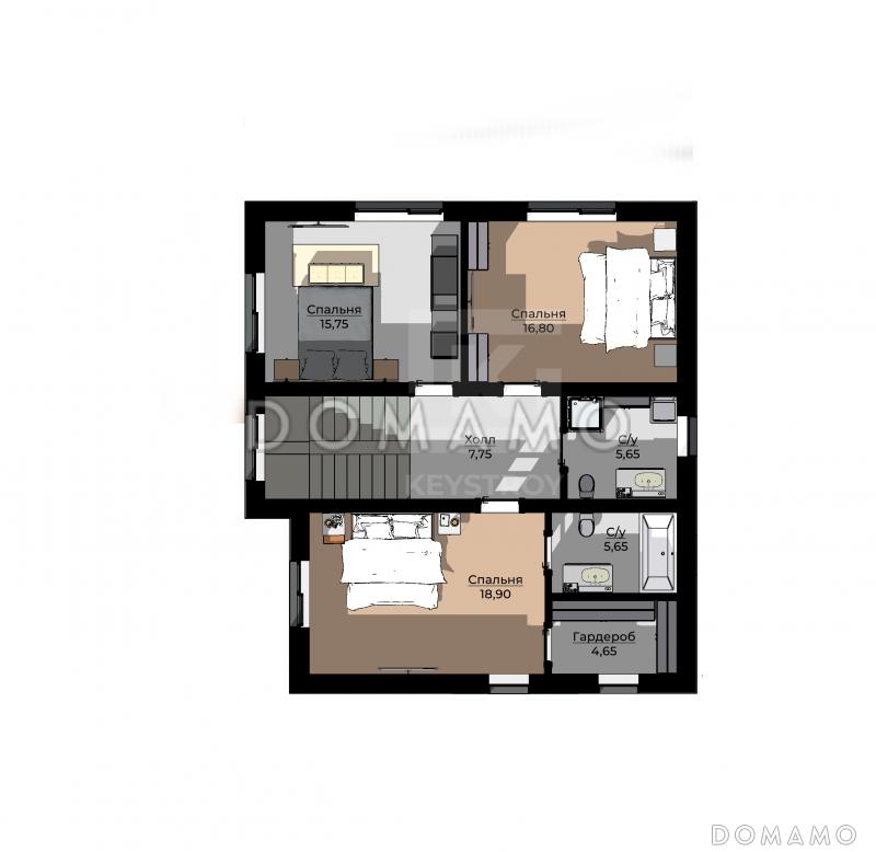 КейСтрой-322 / План 2 этажа