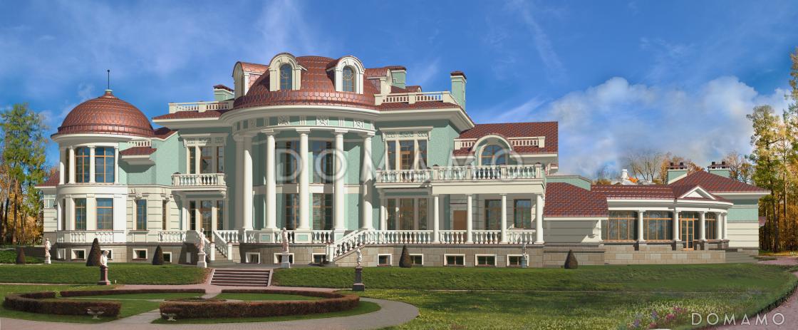 Проект большого дома более 1500 м. кв. / 2