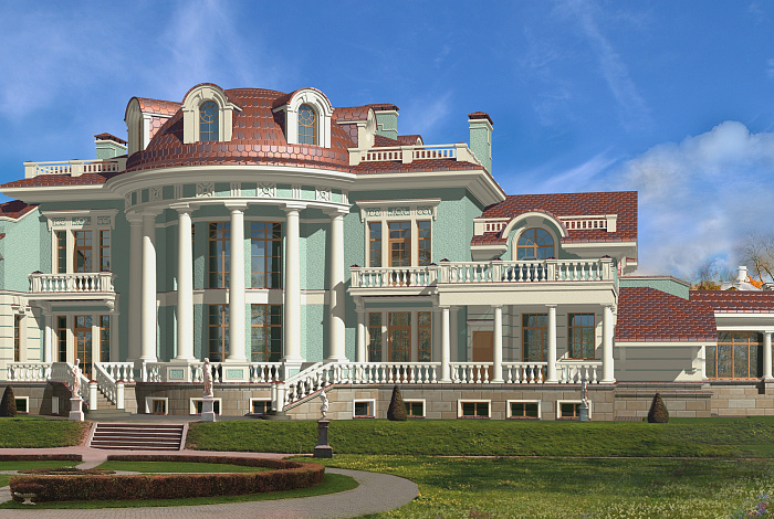 Проект большого дома более 1500 м. кв.