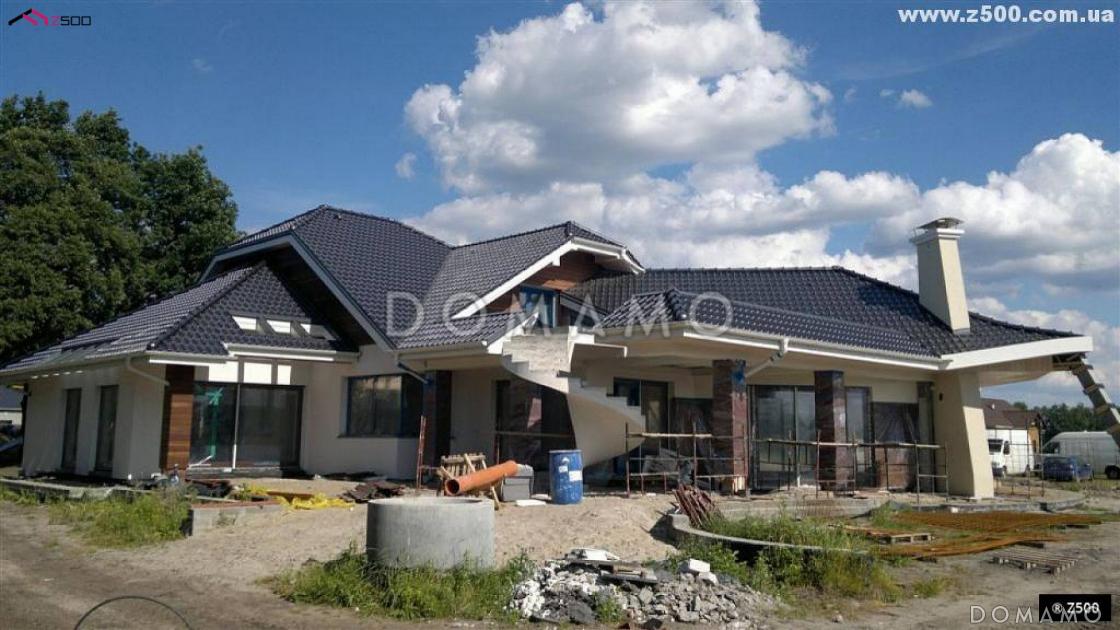 Проект красивого просторного мансардного коттеджа из газобетона с террасой на втором уровне / 35