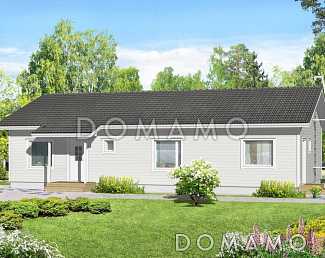 Проект каркасного дома 8x15