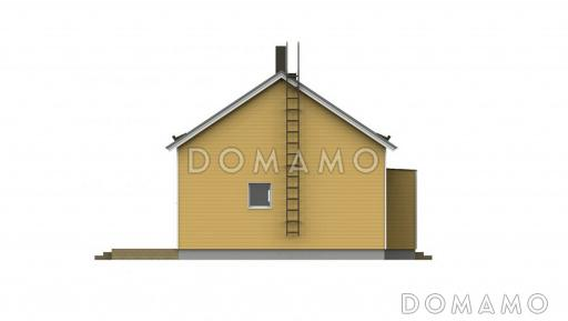 Проект каркасного дачного дома / Фасад 2
