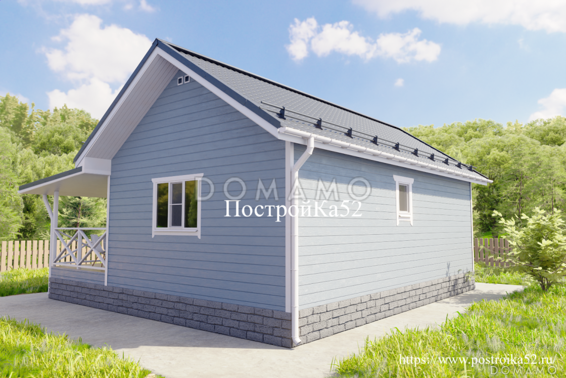 Каркасный дом "Прима 25" / 2