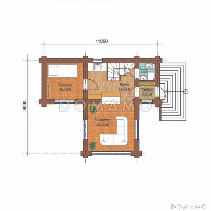 Кутурчин / План 1 этажа