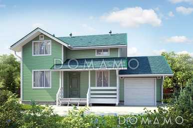 Проект каркасного дома для небольшой семьи