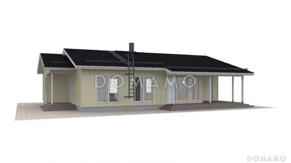 Проект одноэтажного каркасного дома до 150 кв.м / 3