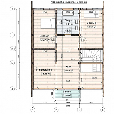 IDEA 168 / План 2 этажа